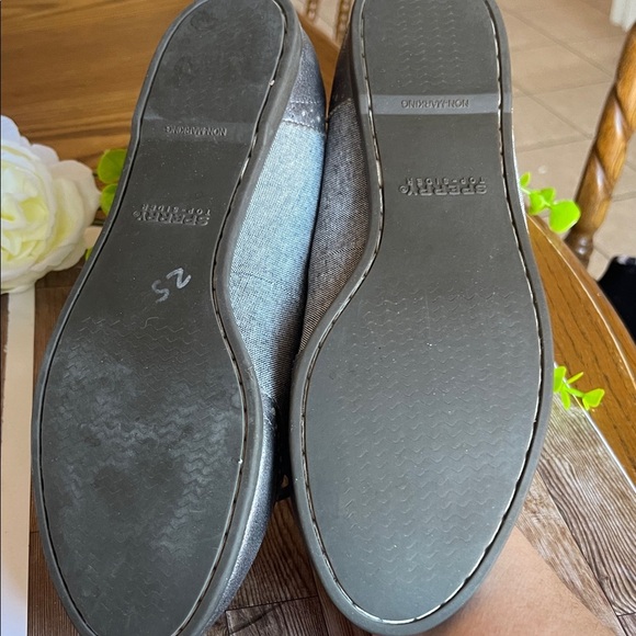 Sperry Women's Gray and Brown Loafers - Picture 3 of 7